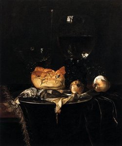 Breakfast Piece — Willem Van Aelst, Baroque Still Life