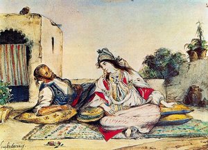 Conversation Mauresque — Eugène Delacroix