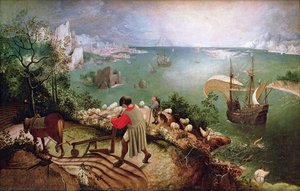 Paisaje Con La Caída De Ícaro — Pieter Bruegel El Viejo