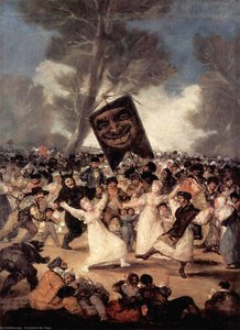 The Vendor Comedians — Francisco José De Goya Y Lucientes