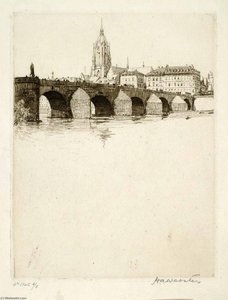 The Little Bridge, Frankfurt — Herman Armour Webster