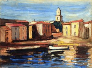 The Steeple Of Saint Tropez And Conche — Charles Camoin