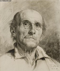 Middle-aged Bald Man — Theodore Clement Steele