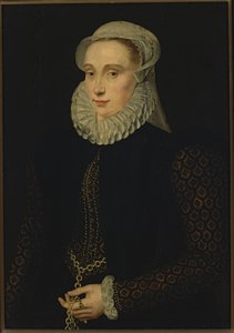Portrait Of A Lady — Adriaen Thomasz. Key
