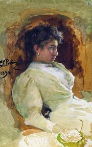 Portrait Of N.i. Repina — Ilya Yefimovich Repin