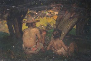 The Goatherd — Frank Brangwyn