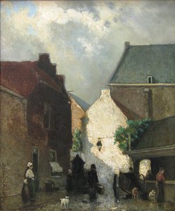 Fish Market At The Hague — Jan Weissenbruch