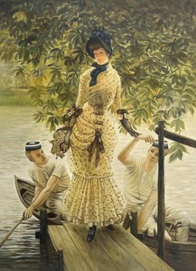 On the Thames - James Tissot
