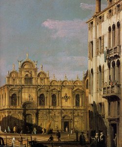 Rio dei Mendicanti with the Scuola di San Marco (detail)