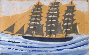 Three Masted Schooner — Alfred Wallis