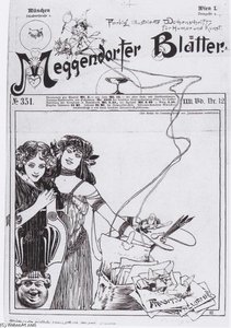 Cover Design For Meggendorfer Leaves — Koloman Moser