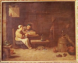 Interieur D'estaminet — David Teniers Ii Le Jeune, Baroque