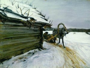In Winter — Valentin Alexandrovich Serov