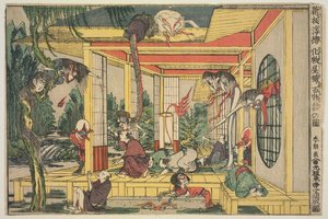 One Hundred Ghost Stories In A Haunted House — Katsushika Hokusai