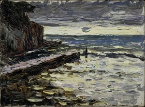 Rapallo, Stürmische See (rapallo, Stormy Sea) — Wassily Wassilyevich Kandinsky, Early Expressionism