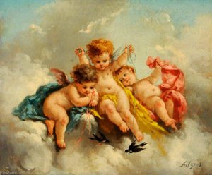 Cupid and Birds