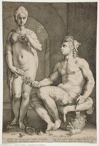 Pygmalion And Galatea — Hendrik Goltzius