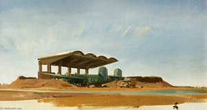 Desert Sun Pen, Bengal, India — Frank Wootton