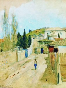 Street In Yalta — Isaak Ilyich Levitan, Impressionism