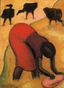 Washerwoman With Zopilotes — Diego Rivera