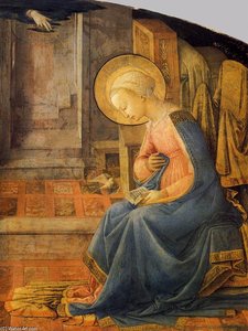 Annunciation (detail) (10) — Filippo Di Tommaso Lippi