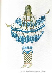 L'apres Midi D'un Faune, Another Nymph — Léon Bakst