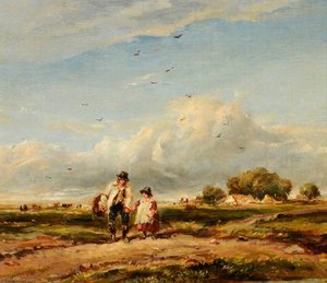 The Wayfarers — David Cox The Elder