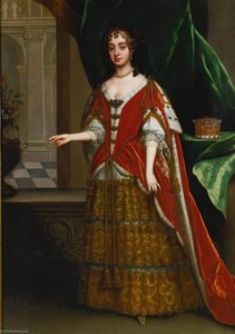 Portrait Of A Countess Wearing Robes For The Coronation Of James Ii — Jacob Huysmans