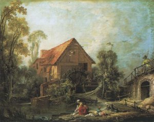 Watermill — François Boucher