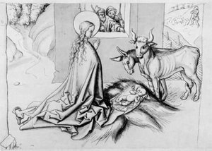 Adoration Of The Child — Martin Schongauer