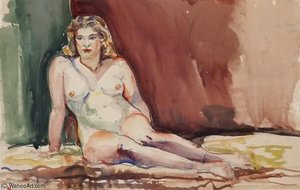 Study Of A Nude Female — Valter Emerson Baum
