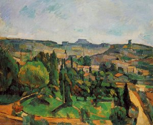 Ile De France Landscape — Paul Cézanne, Post-impressionism