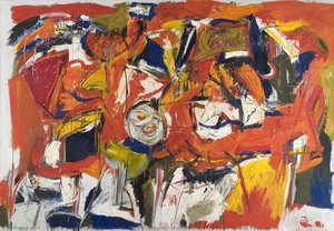 Red Sunday Morning — Born New York City 1924 Died New York City 2007 Michael Goldberg, Abstract Expressionism