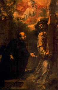 La Aparición De Cristo A San Ignacio Camino De Roma 1 — Juan De Valdés Leal