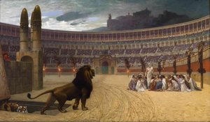 Last Prayers Of The Christian Martyrs — Jean-léon Gérôme, Academic Realism