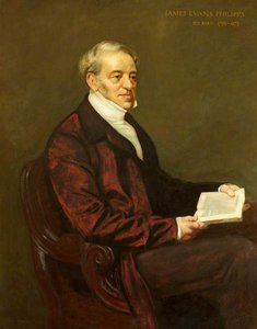 The Reverend Sir James Evans Philipps (1793– 1873), 11th Bt (after a portrait by an unknown artist)