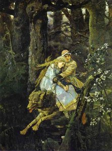 Ivan Tsarevich Riding The Grey Wolf — Victor Vasnetsov