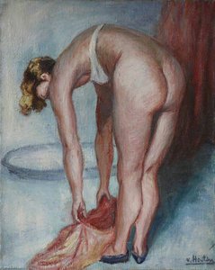 Lady Bathing — Georges Van Houten