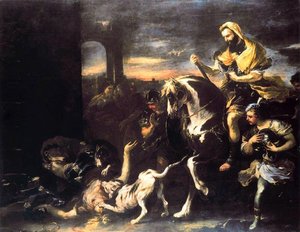 Jezebel Eaten By Dogs — Luca Giordano