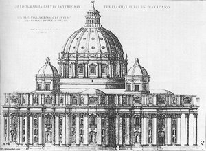 Late - Project For St Peter's In Rome — Michelangelo Buonarroti, Renaissance Classicism