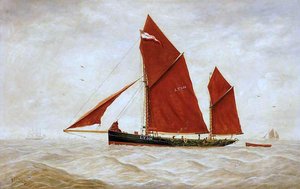 The Lowestoft Trawler 'lt356' — George Vemply Burwood