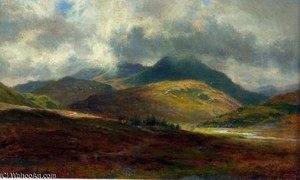 Scottish Mountain Landscape — Louis Bosworth Hurt