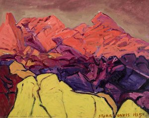 Rocks, Gloucester — Stuart Davis, Expressionism