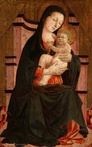 Madonna and Child Enthroned