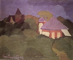 A Villa Among Trees — Jozsef Nemes Lamperth
