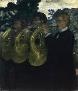 The Horn Players — Arthur B. Davies