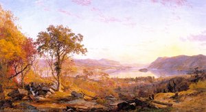 Indian Summer — Jasper Francis Cropsey, Hudson River School
