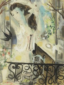 Woman At The Balcony, (1936) — Emilio Grau Sala