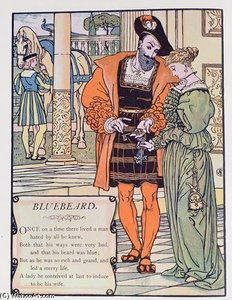 Bluebeard And His Wife — Walter Crane