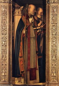 2.frari Triptych - Frari Triptych (detail)4 — Giovanni Bellini